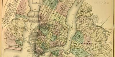 Alten New York Karte