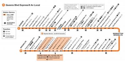 Q-train map NYC