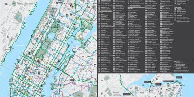 New York bike-map