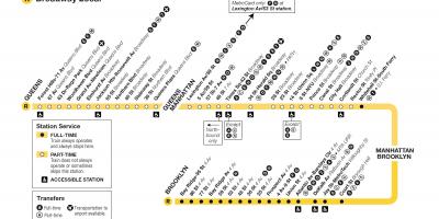 MTA-r Zug Karte